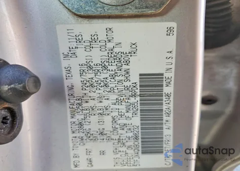 2012 Toyota Tacoma Double Cab z USA, uszkodzony, nr VIN 5TFJX4GN9CX008232